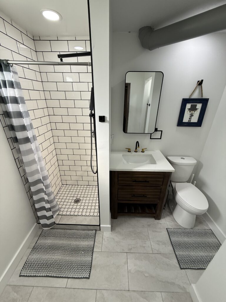 Primary Toilet and bath - 805 Apartment